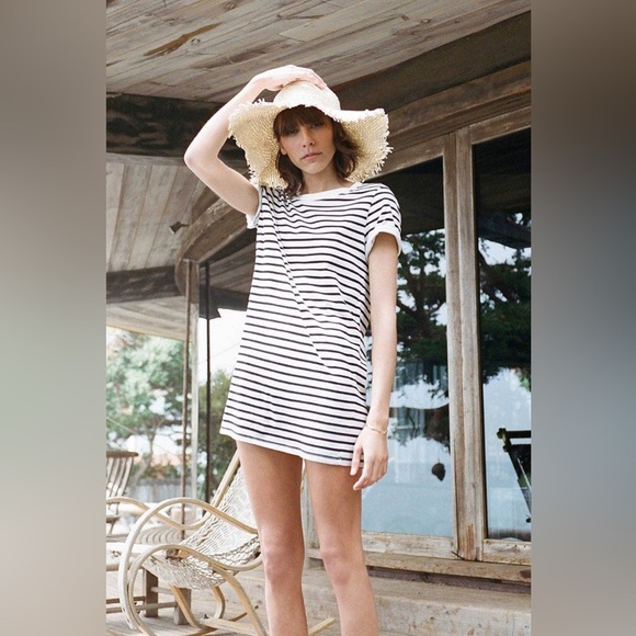 Silence + Noise Black and White Sheath Mini Dress Size XS - Picture 1 of 6